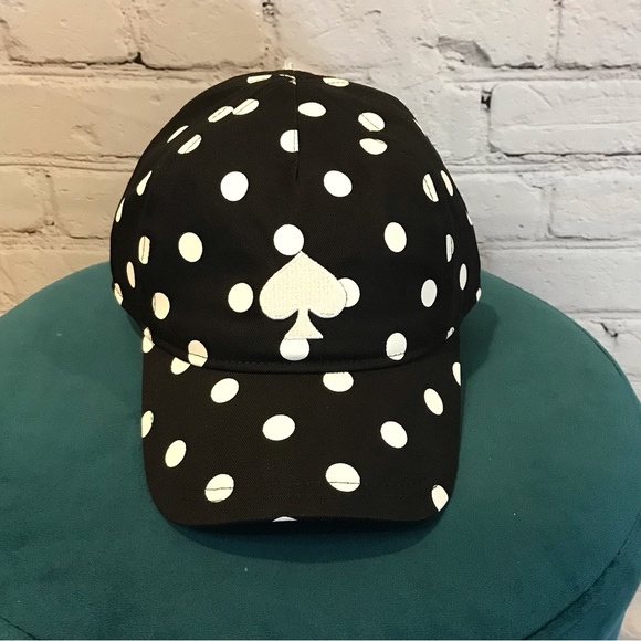 kate spade Accessories - Kate Spade SPADE Tie Back Baseball Cap NWT